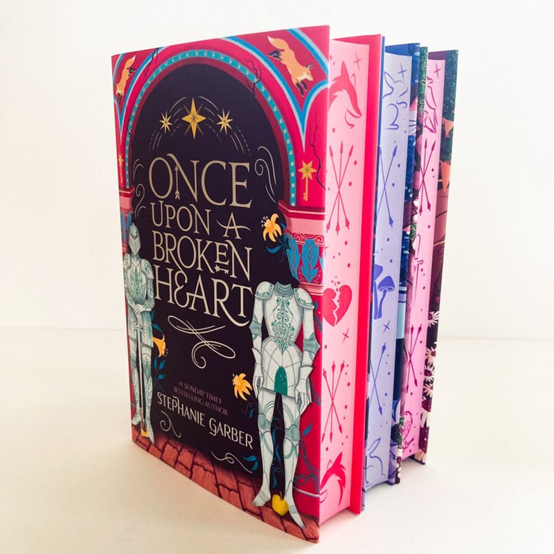 Once Upon a Broken Heart, The Ballad of Never After, and A Curse For True Love (SIGNED Fairyloot