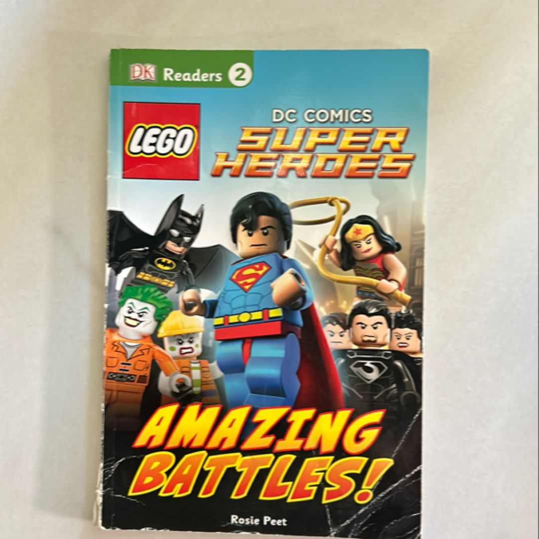 DK Readers L2: LEGOÂ® DC Comics Super Heroes: Amazing Battles!