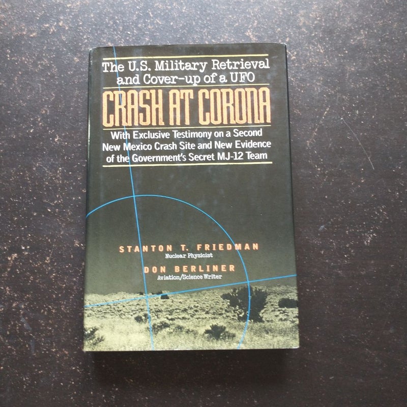 Crash at Corona *1992 First Edition*