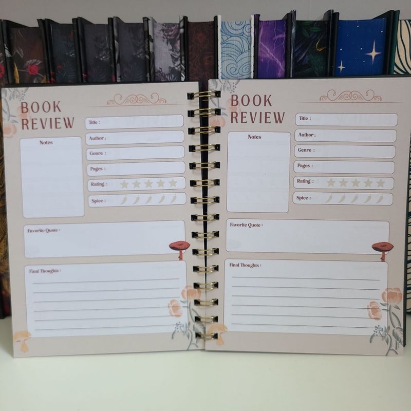 Reading planner by bookish box