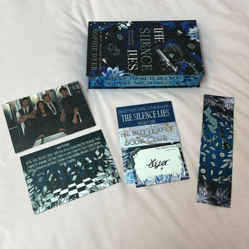 The Silence Lies — Butterfly Book Club (+ Signed Book Plate & Paper Swag)