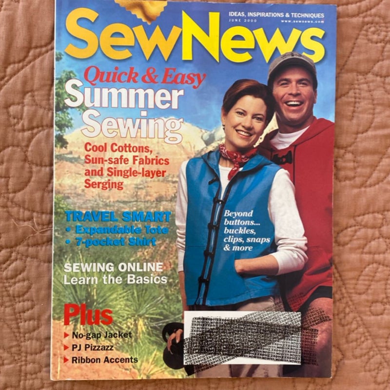 Sewing News Magazine (June 2000)