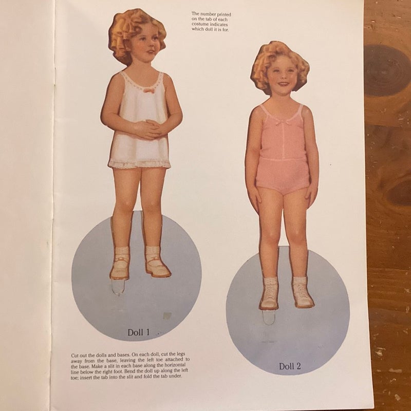 Original Shirley Temple Paper Dolls in Full Color