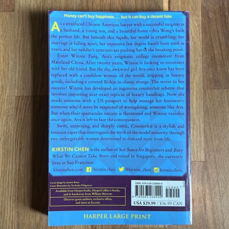 Counterfeit (LARGE PRINT)
