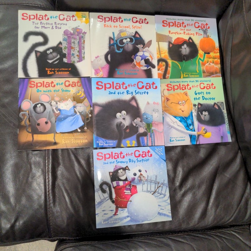 Splat the Cat - lot of 7 books