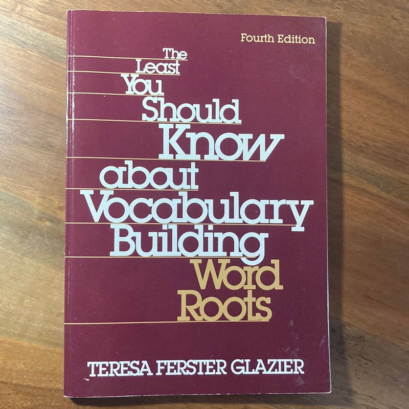 The Least You Should Know about Vocabulary Building
