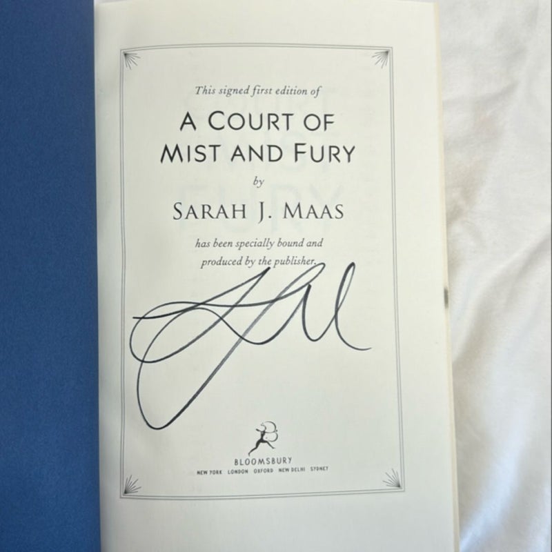 SIGNED - A Court of Mist and Fury - First Edition