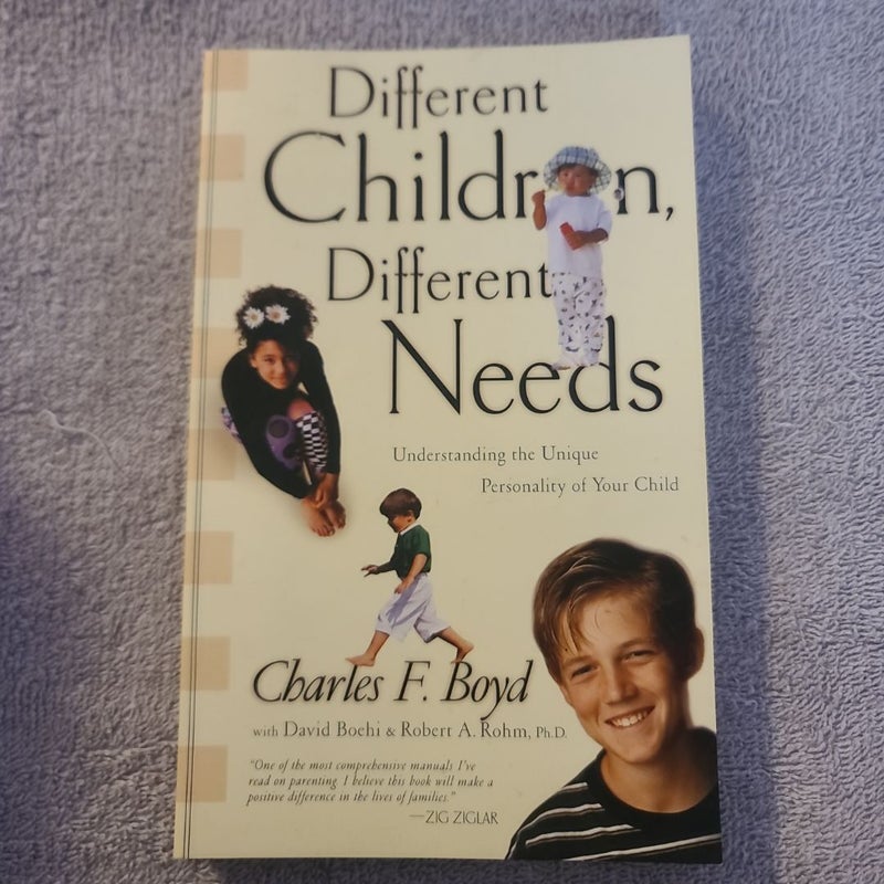 Different Children, Different Needs