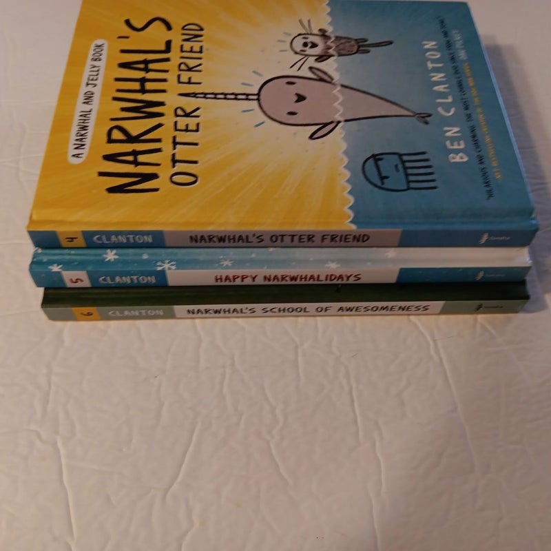 Narwhal and Jelly Book Lot