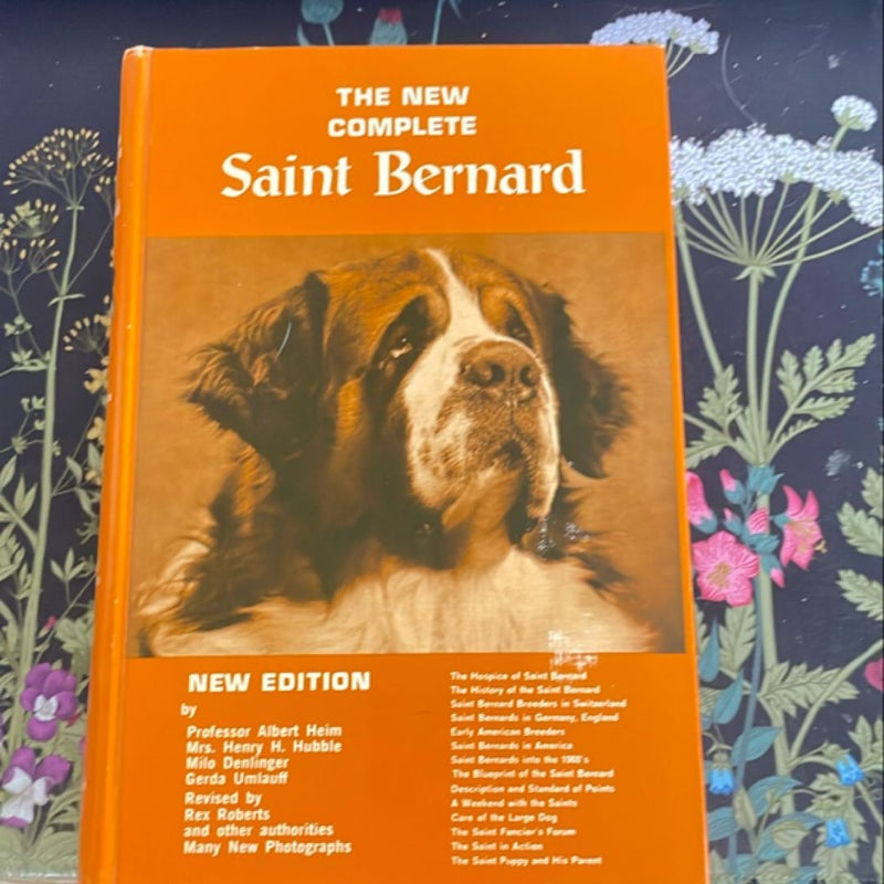 The new complete St. Bernard