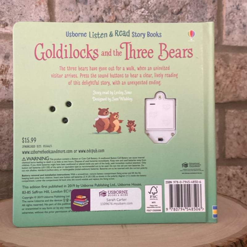 Goldilocks and the Three Bears