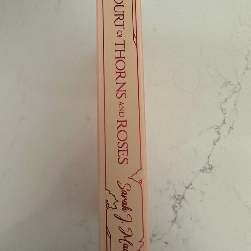 Special edition signed Sarah J Maas A Court Of Thorns And Roses sprayed edges hard to find officially licensed