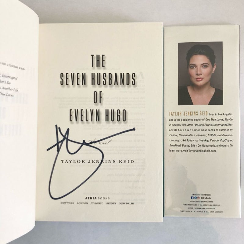 SIGNED The Seven Husbands of Evelyn Hugo First Edition
