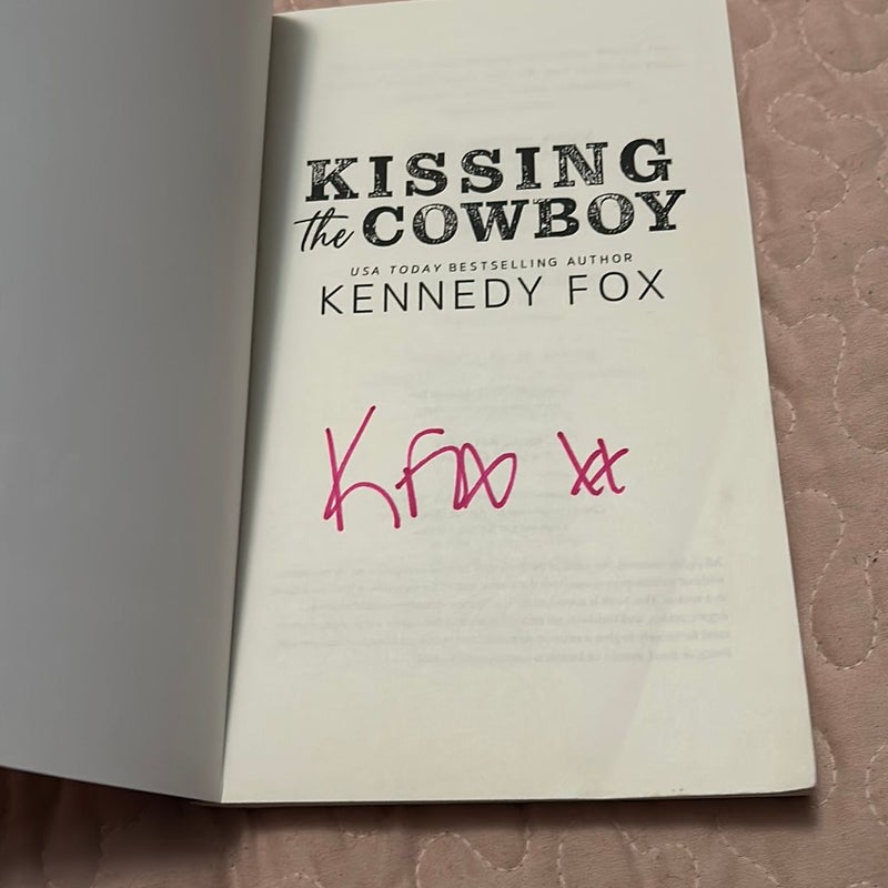 Kissing the Cowboy *Signed*