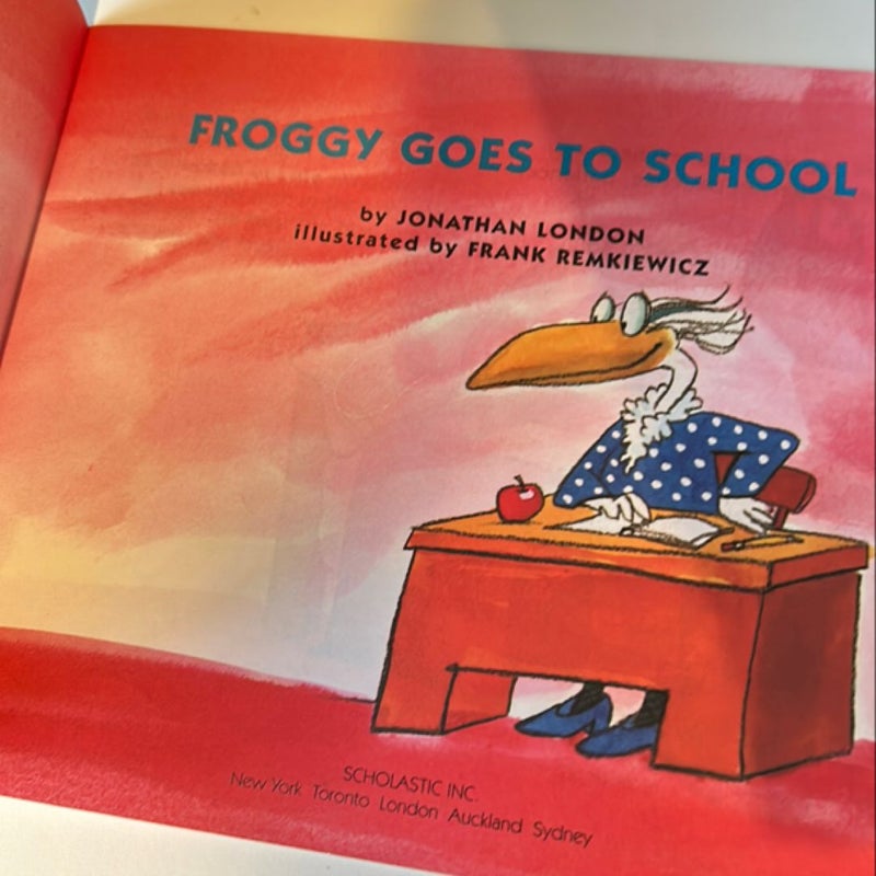 Froggy Goes to School