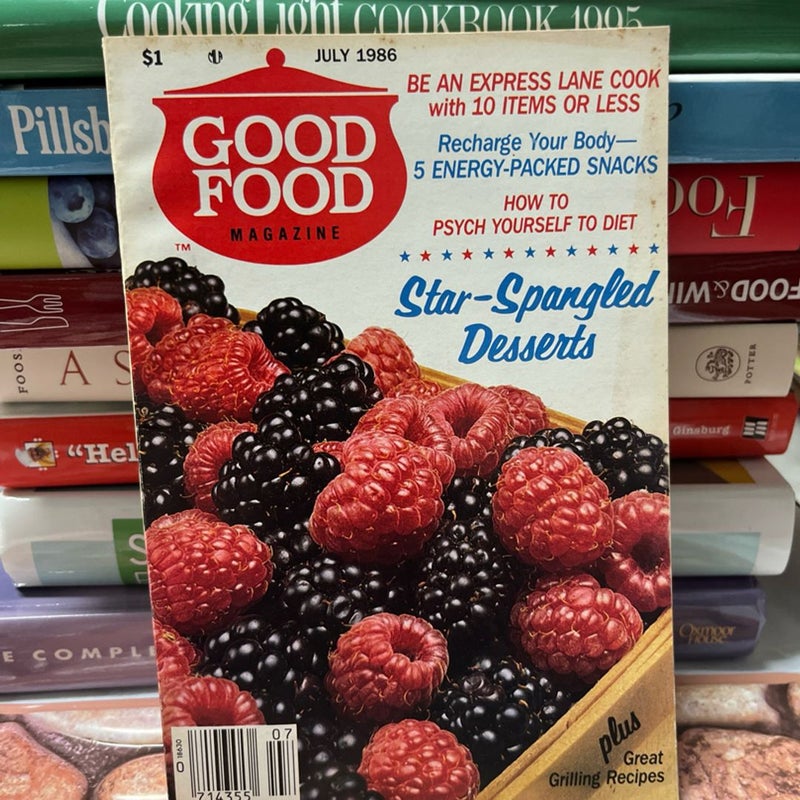 Vintage July 1986 Good Food Magazine Articles and Recipes Cookbook 112 pp