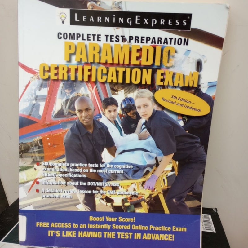 Paramedic Certification Exam