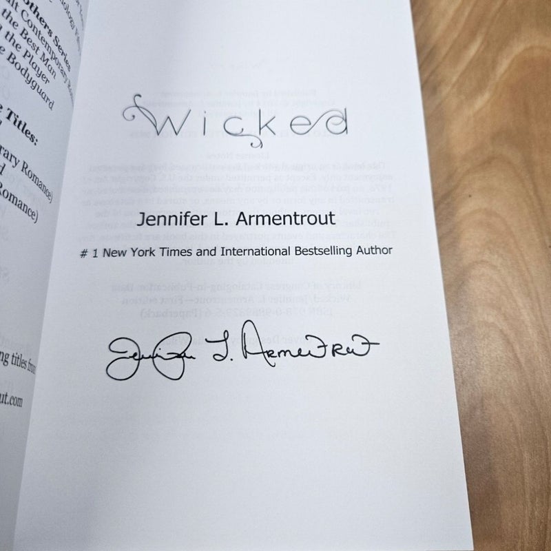 Wicked Trilogy Hello Lovely Edition Signed