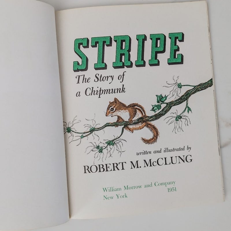 Stripe: The Story of a Chipmunk ©1951
