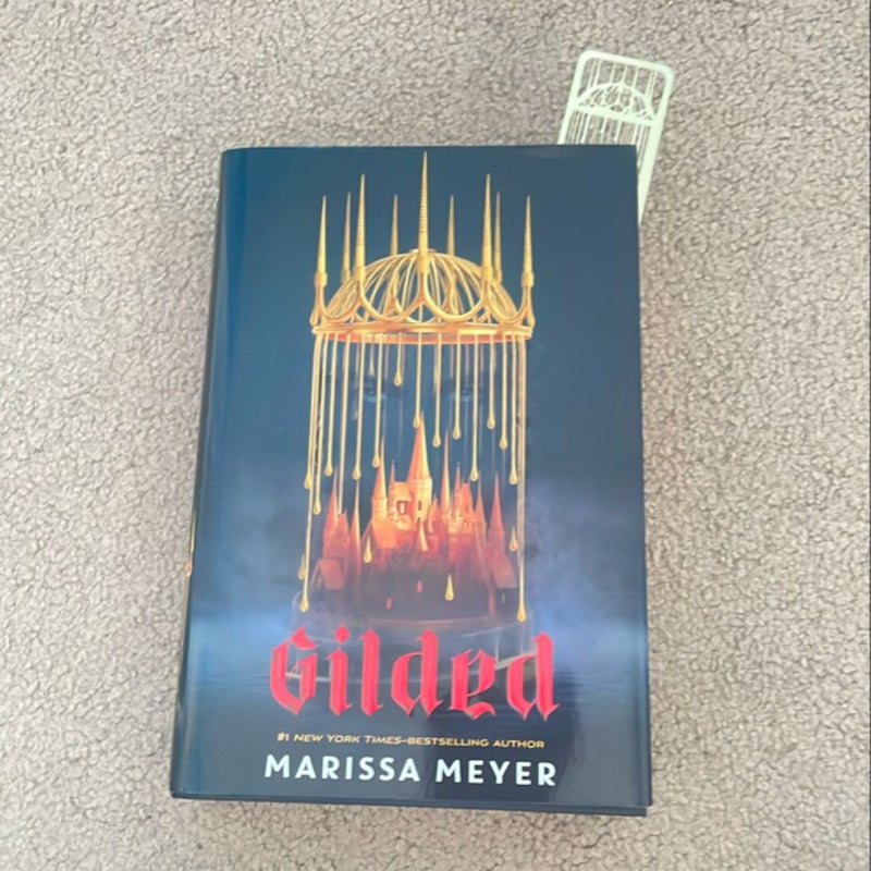 Gilded (with metal bookmark)