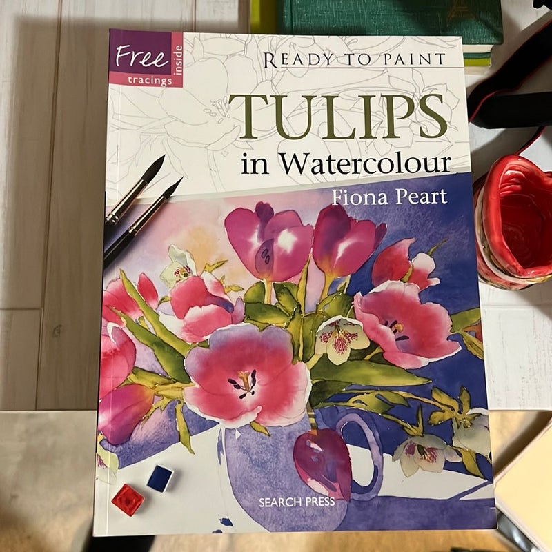 Ready to Paint Tulips in Watercolour