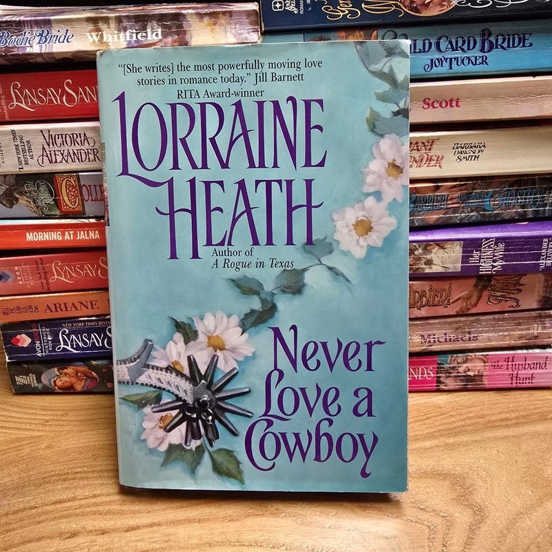 Never Love a Cowboy STEPBACK Hard Cover