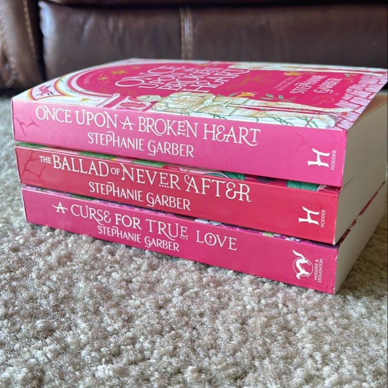 Once upon a Broken Heart, The Ballad of Never After, & A Curse For True Love Trilogy 💗