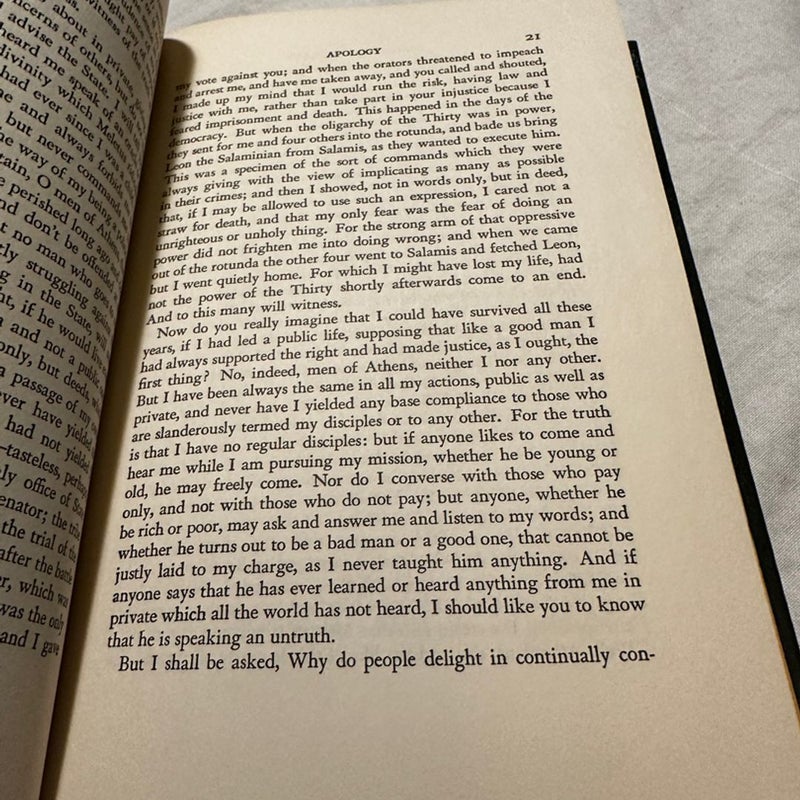 The Harvard Classics Plato Epictetus Marcus Aurelius 1937  