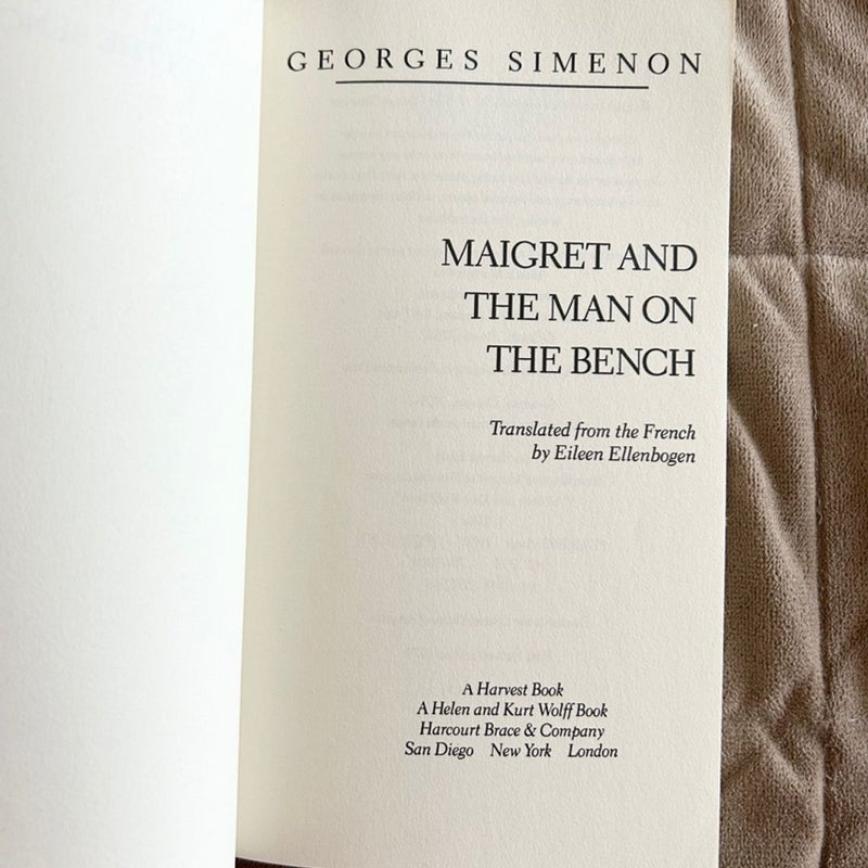 Maigret and the Man on the Bench 1543