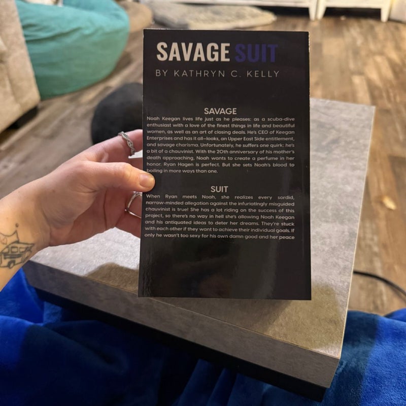 Signed Paperback - Savage Suit