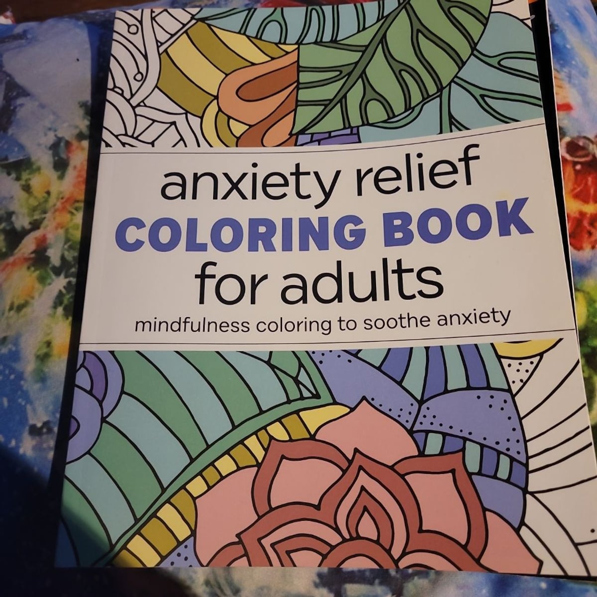 Anxiety Relief Coloring Book for Adults by Rockridge Press