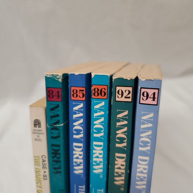 Vintage Nancy Drew six book bundle 