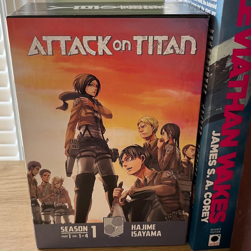 Attack on Titan Season 1 Part 1 Manga Box Set