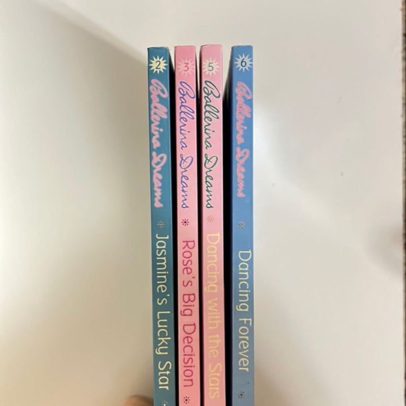 Ballerina Dreams - Lot of 4, Books 2 3 5 & 6 