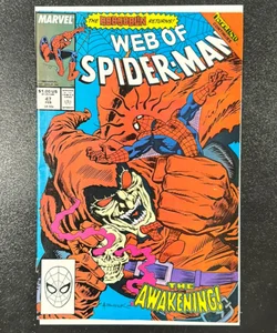 Web of Spider-Man # 47 Feb 1988 Marvel Comics The HoboGoblin Returns! The Awakening! 