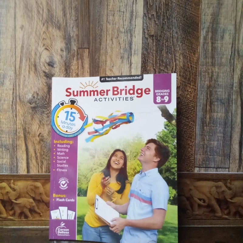 Summer Bridge Activities, Grades 8 - 9