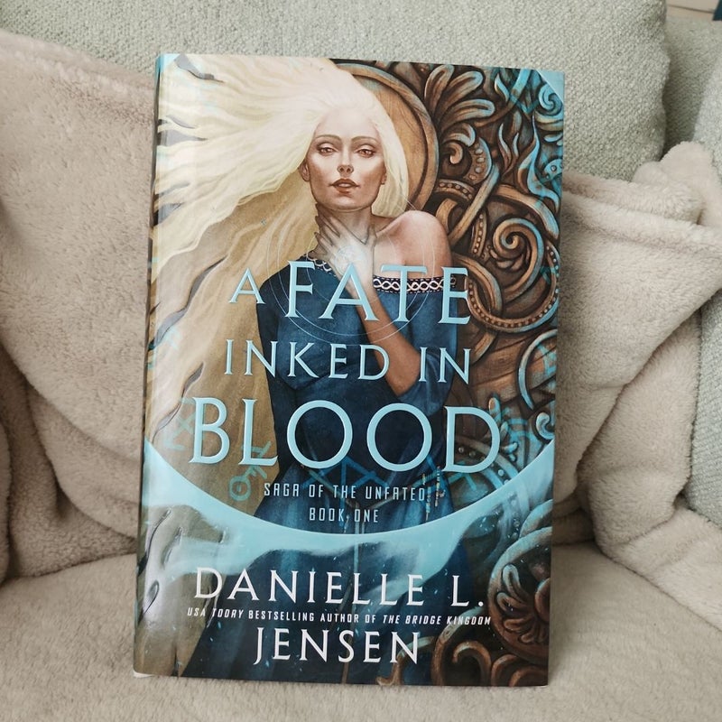 A Fate Inked In Blood SIGNED by Danielle L. Jensen 