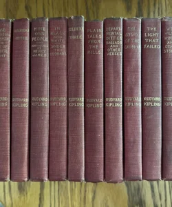 Set of Rudyard Kipling Books