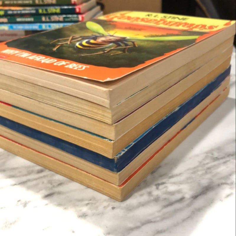 Vintage Goosebumps 7 book pack