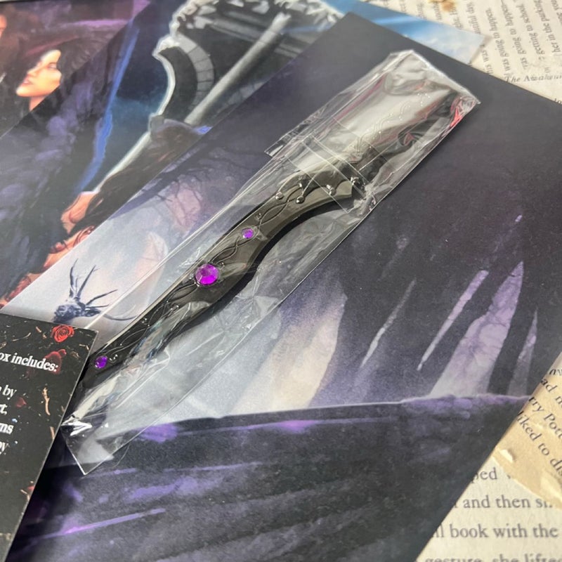 Iridescent Fairytale Serpent and the Wings of Night book box