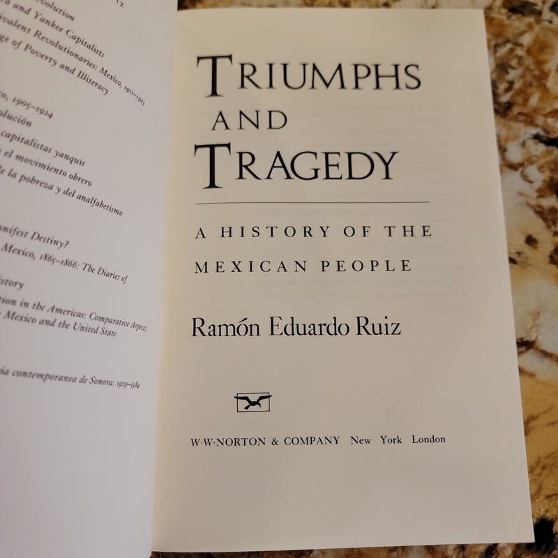 Triumphs and Tragedy -A History of the Mexican People