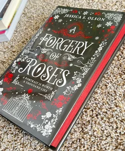 A Forgery of Roses SIGNED OWLCRATE Special edition Sprayed Edges Reversible Dust Jacket