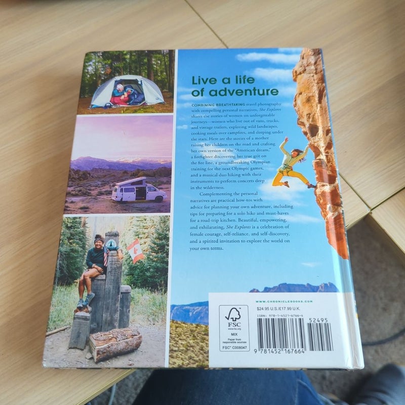 She Explores: Stories of Life-Changing Adventures on the Road and in the Wild (Solo Travel Guides, Travel Essays, Women Hiking Books)