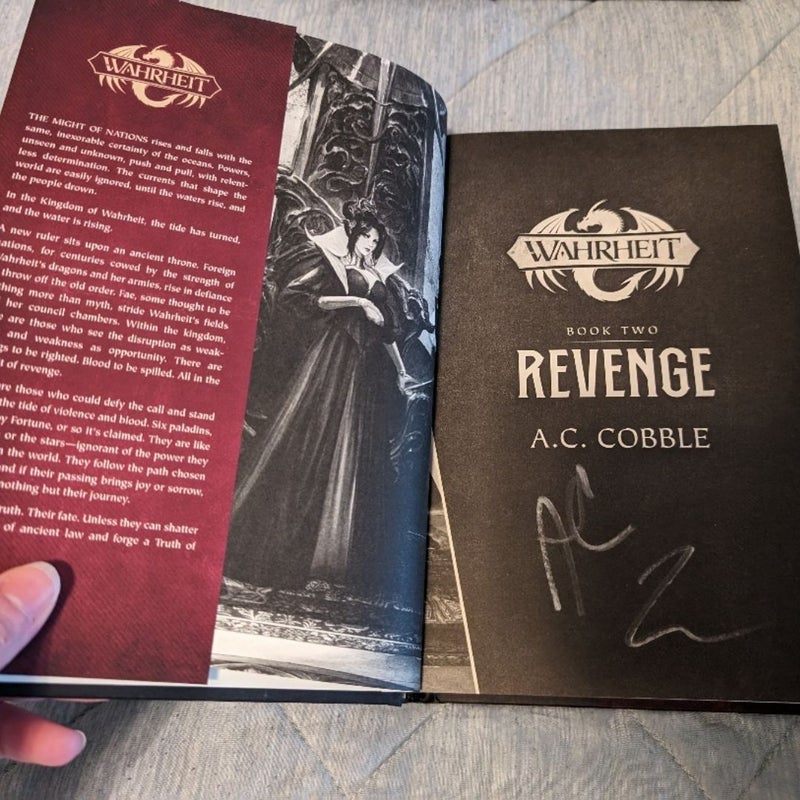 Conspiracy Revenge and Deception Kickstarter Hardcovers Signed