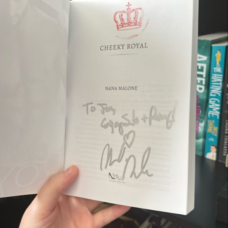 Cheeky Royal OOP Cover & Signed 