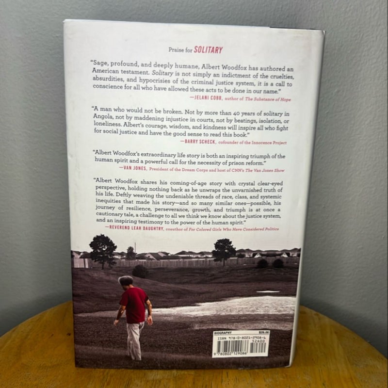 Solitary: Unbroken by Four Decades in Solitary Confinement. My Story of Transformation and Hope – Albert Woodfox (First Edition Hardcover)