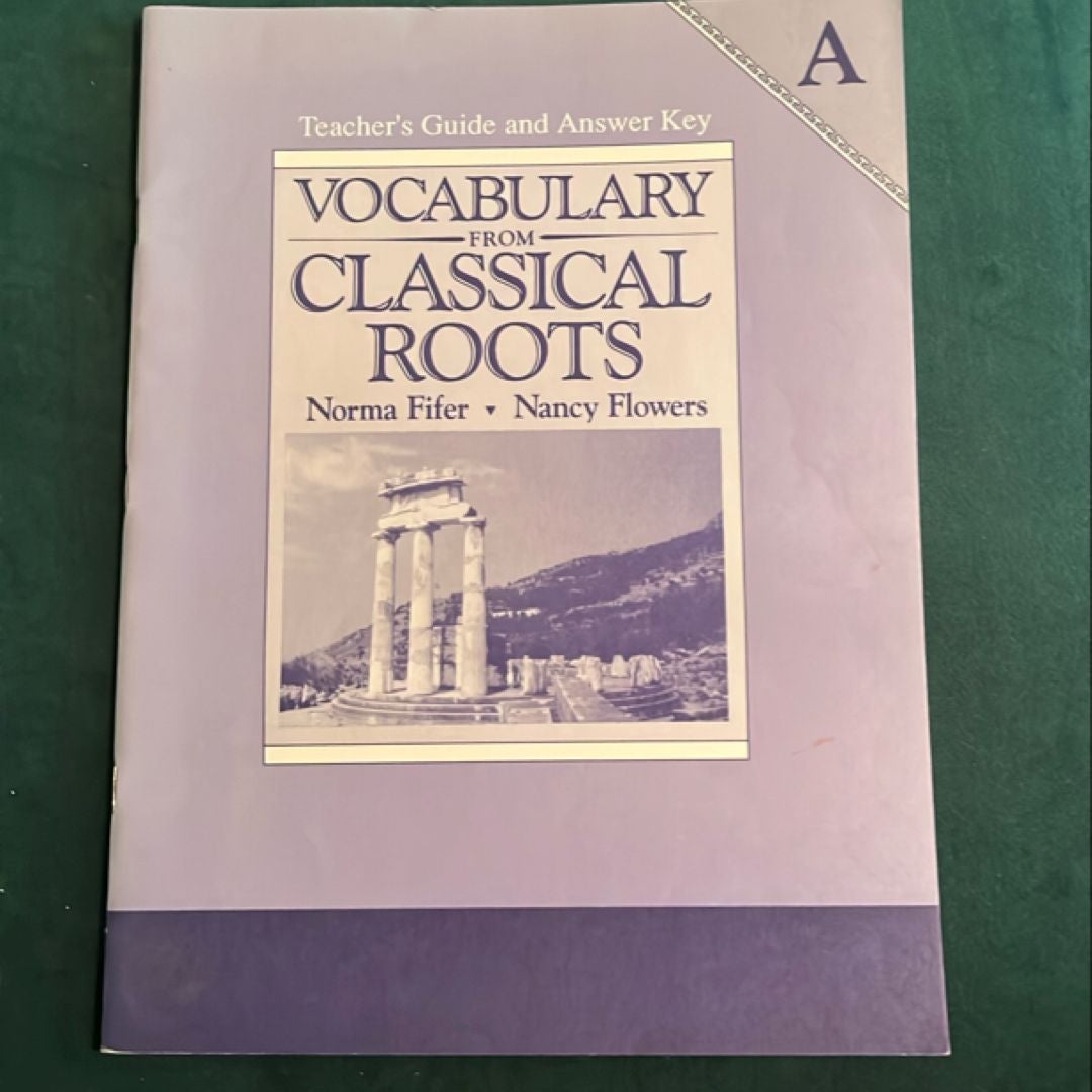 Vocabulary from Classical Roots