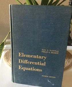 Elementary Differential Equations 4th Edition