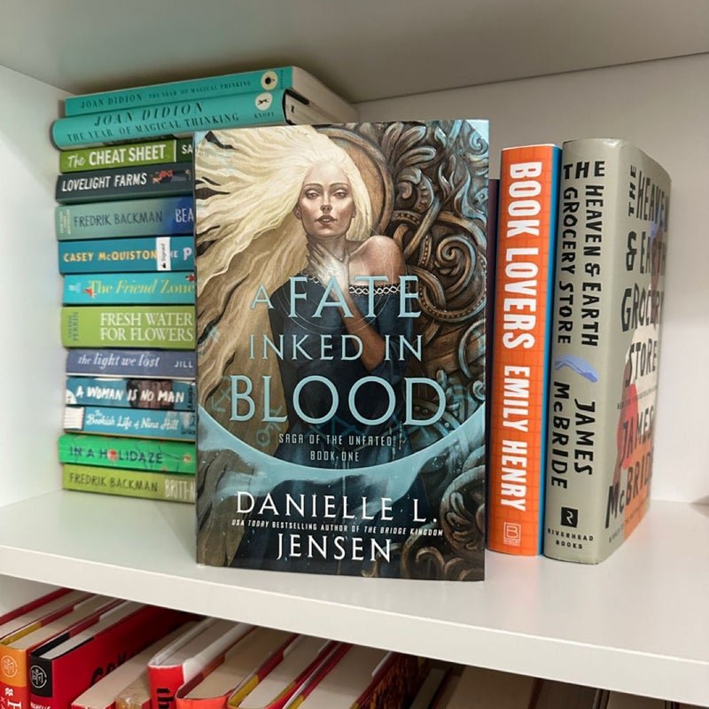 A Fate Inked in Blood (First Edition, Metallic Edges)