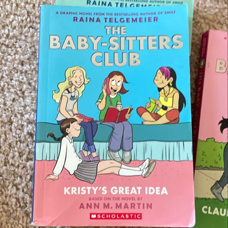 The Baby-Sitters Club Books 1, 3 & 4